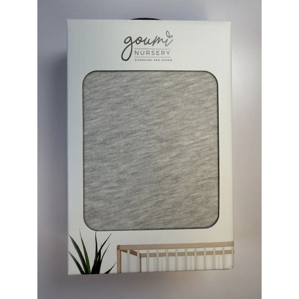 Goumi Nursery Changing‎ Pad Cover Gray NWT!